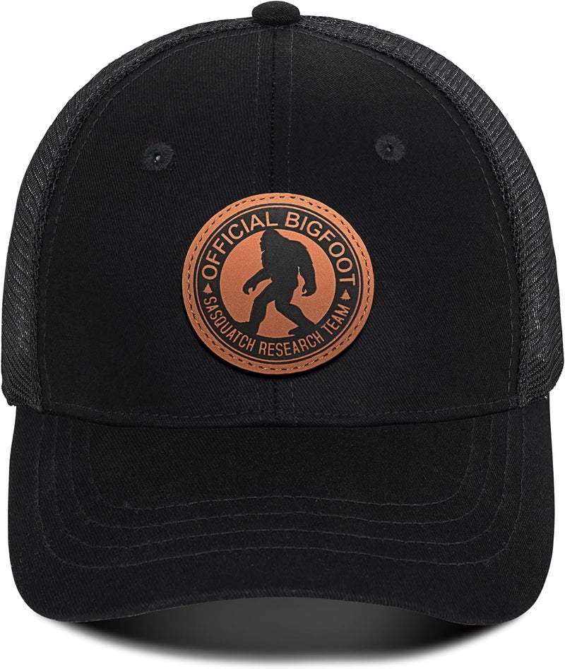 Kitcmat Store Mesh Bigfoot Hat for Men - Snapback Sasquatch Cap Adjustable Hunting & Hiking Hat Breathable Outdoor Gear - Image 2